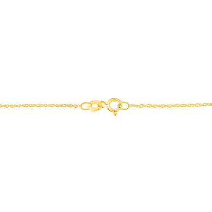 14K Yellow Gold Plated .925 Sterling Silver 1.00 Cttw Baguette Diamond Composite Open Heart 18" Inch Pendant Necklace (I-J Color, I1-I2 Clarity)