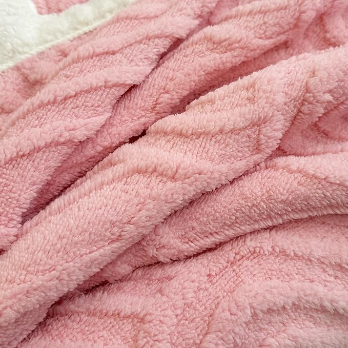 UKELER Sherpa Fleece Blanket 60 × 80 inch, Ultra Soft Twin Size Throw Blanket for All Season, Cozy Plush Arch Blankets for Bed Couch Sofa Office Camping, Camel