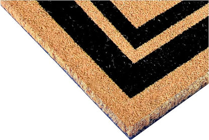 Calloway Mills 152963672G Black Border 36" x 72" Monogram Doormat Letter (G)
