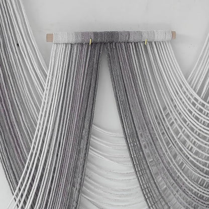 IOWER Large Macrame Wall Hanging Boho Wall Art Handmade Home Decor Dip-Dyed Macrame Wall Decor Wall Art Craftsmanship Fiber Art Boho Chic Wall Decor Modern For Bedroom Livingroom Backdrop