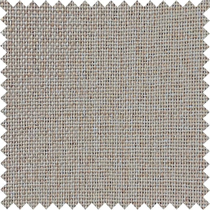 Macochico Extra Wide 100% Blackout Linen Curtains for Sliding Door Pleated Curtains with Hooks Insulated Soft Linen Drapes for Bedroom Living Room with Tieback Beige 100”Wx84”L 1 Panel