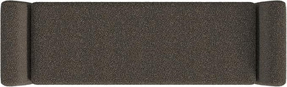 HomePop Modern Storage Bench with Wood Legs Home Décor|Bench with Storage for Living Room & Bedroom - Dark Brown Boucle