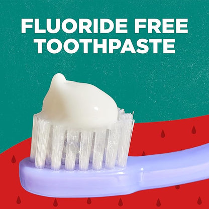 Tom's of Maine Natural Kid's Fluoride Free Toothpaste, Ages 2+, Silly Strawberry, 5.1 oz. 3-Pack (back in original formula)