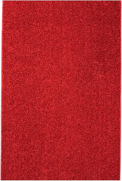 KOECKRITZ Soft and Colorful Kids Classroom Area Rugs (Passes Flammability Pill Test) Many Sizes and Bright Colors to Select from (6' x 8', Fire Engine)