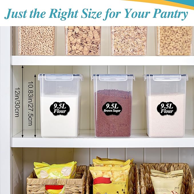 Vtopmart 9.5L Large Food Storage Containers