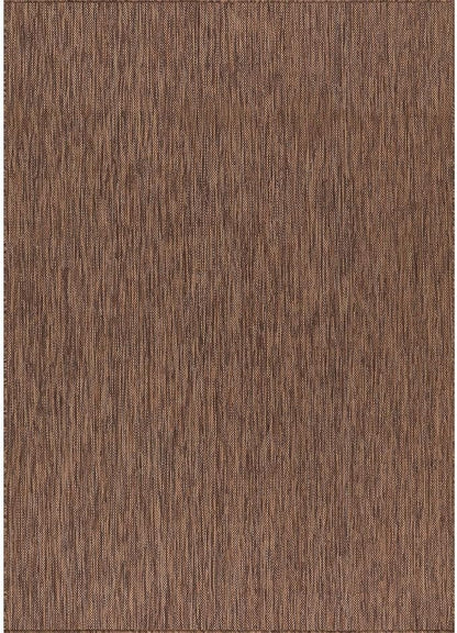 Washable Indoor Outdoor Rug 6x9 Weather Resistant Area Rugs Modern Solid for Porch Deck Balcony Backyard Patio Outside Carpet (6 X 9 Gold Brown)