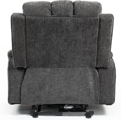 Lazy Boy Recliner Chair, Postoperative Recovery，Retractable 23'' Extra-Long Leg Support Lift Chair Hold up to 400lb，25.5'' Oversized Recliner seat for Big and Tall