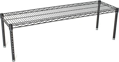 Omega Products Corporation 14" Deep x 30" Wide x 14" High Black Stationary Dunnage Rack