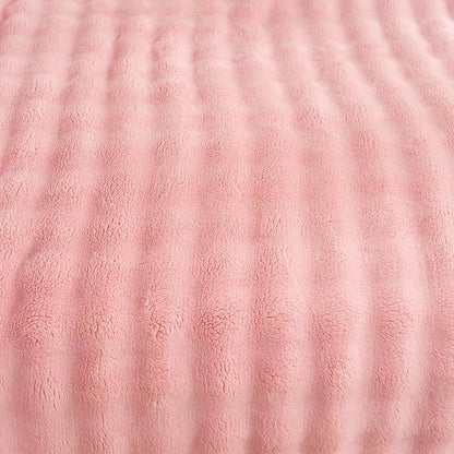 YUSOKI Luxury 3D Bubble Throw Blanket 5lb,All Ages,Home Decoration, (Light Pink,90 * 90inches)