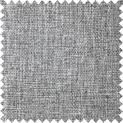 Macochico 100% Blackout Light Grey Linen Curtains 84 Inches Long Pinch Pleated Burlap Curtains for Bedroom Living Room Farmhouse Nursery Thermal Window Panels with Tieback 72”Wx84”L 1 Panel