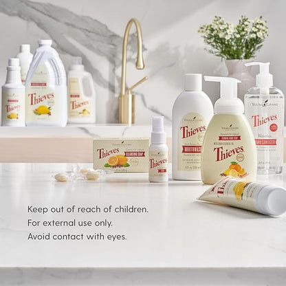 Thieves AromaBright Toothpaste by Young Living | 4 Ounces | Fluoride-Free | All-Natural | Enriched with Essential Oils to Support Healthy Teeth and Gums While Providing Long-Lasting Fresh Breath