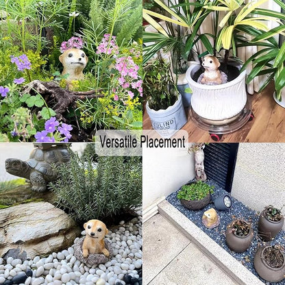 Meerkat Statue - Charming Meerkat Garden Animal Statue: Lifelike Decor Accent for Your Yard or Patio - Add Personality to Your Outdoor Space