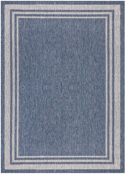 Keen Home Design Terrace Outdoor Area Rug - 6x9 Washable Indoor/Outdoor Rug for Patio, Kitchen, Balcony, Beach, Garden, Deck and Porch, Size: 6'x8'10"
