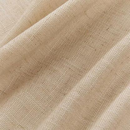 Joydeco Linen Curtains 84 Inch Length 2 Panel Sets,Light Filtering Curtains for Bedroom 52 Inch Wide Living Room Drapes with Back Tabs & Rod Pockets (W52 x L84 Inch, Ecru)