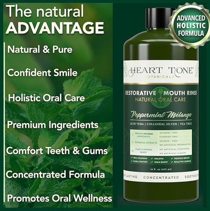 Oral Care Set | Natural Toothpaste, Oil Pull & Mouthwash | Radiant Smile | Fluoride-Free & Clean Ingredients | Mineral Complex | Natural Enamel Care | Botanical Plant Based