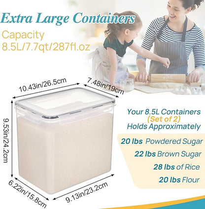 Vtopmart 8.5L Large Food Storage Containers