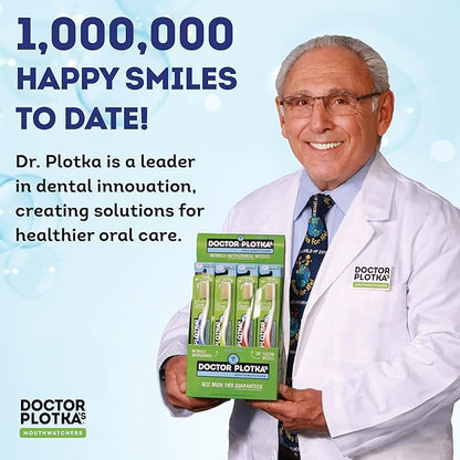 MOUTHWATCHERS Childrens Dental Care Kit: Toothbrush for Kids, 3 oz Strawberry Fluoride Free Toothpaste, Dry Erase Checkboard, Timer, Stickers, Manual Flossing Toothbrushes Gift Set, by Dr. Plotka's