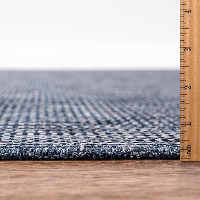 Keen Home Design Terrace Outdoor Area Rug - 6x9 Washable Indoor/Outdoor Rug for Patio, Kitchen, Balcony, Beach, Garden, Deck and Porch, Size: 6'x8'10"