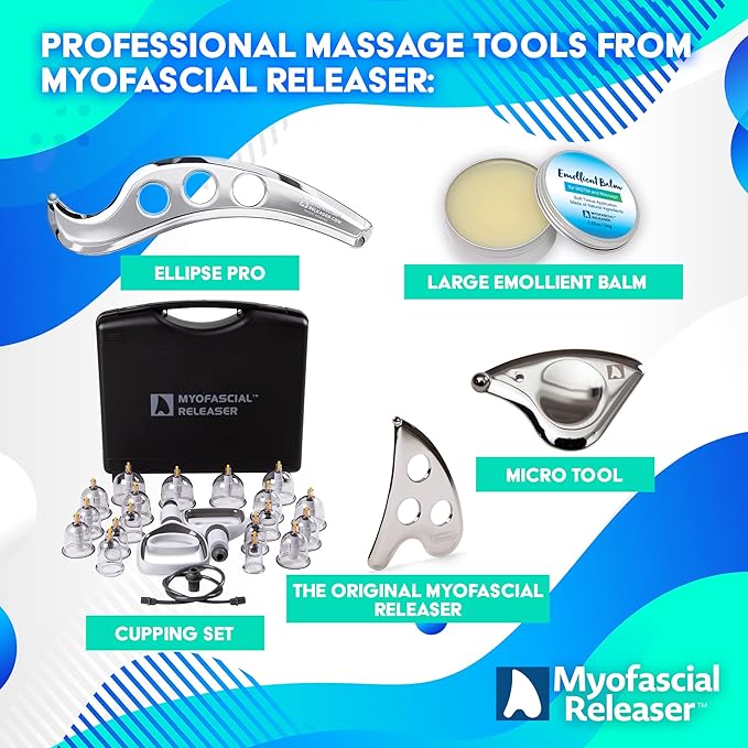 Massage Tools Emollient Balm - Natural Essential Massage Oil - Myofascial Release Tool Massage Cream for Massage Therapy - IASTM Tool Muscle Rub Ultra Strength - Gua Sha Tool Partner for Body (100g)