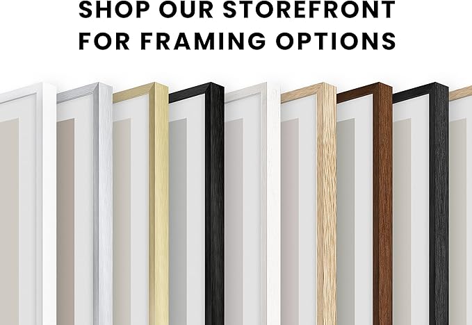 HAUS AND HUES Solid Oak Wood 20”x20” Picture Frames Matted to 16”x16” Set of 4 - Square Frames 20x20, Natural Picture Frames 20x20, Square Frame Wood, 20x20 Frames for Wall Art (Beige Oak Frames)