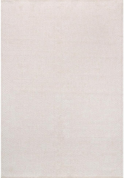 CAMILSON Easy Jute Rug 6x9, Indoor Outdoor Off-White Farmhouse Area Rugs for Living Room Patio and Kitchen Rug, Solid Woven Design, Easy-Cleaning, Washable Outside Carpet Alfombras (6 x 9)