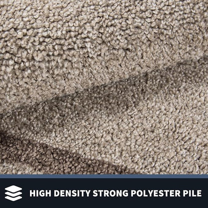 PURRUGS Dirt Trapping Door Mat 32" x 48", Non-Slip/Skid Machine Washable Entryway Rug, Shoes Scraper, Area Rug, Super Absorbent Welcome Mat for Muddy Wet Shoes and Paws, Beige & Grayish Brown