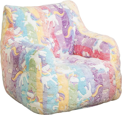Recaceik Bean Bag Chair, Bean Bag Sofa Chair with Armrests Stuffed High-Density Foam, Lazy Sofa Comfy Chairs BeanBag Chair for Adults in Living Room,Bedroom Reading