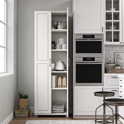 SystemBuild Evolution Kendall 24" Utility Storage Cabinet - White