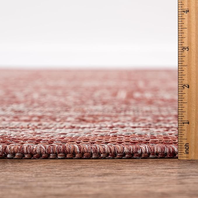 Keen Home Design Terrace Outdoor Runner Rug - 2x6 Washable Indoor/Outdoor Rug for Patio, Kitchen, Balcony, Beach, Garden, Deck and Porch, Size: 2'2"x5'7"