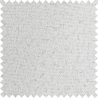 Macochico Pinch Pleated Blackout Linen Curtains 96 Inches Long 100% Light Blocking Burlap Curtains for Bedroom Living Room Thermal Window Panels with Tieback 72”Wx96”L Greyish White 1 Panel
