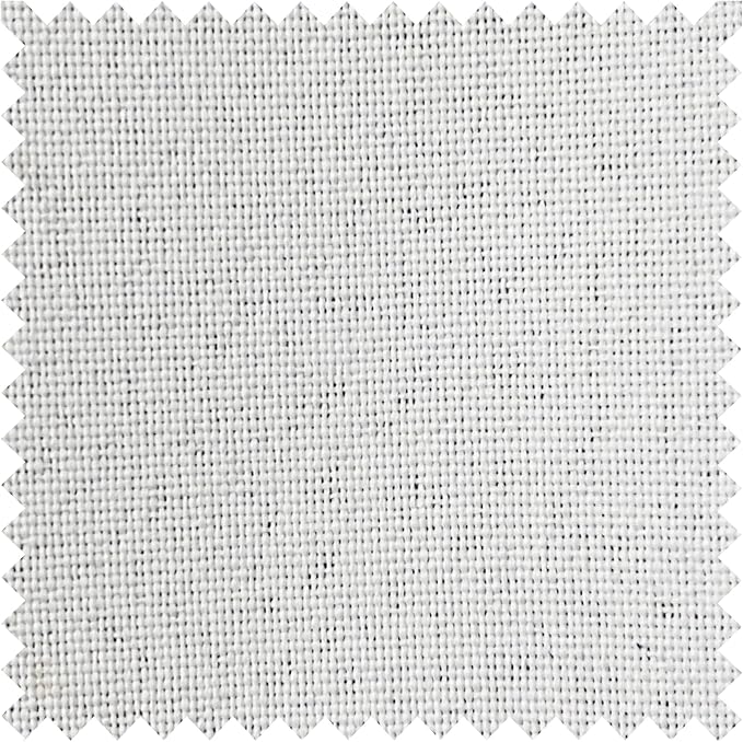 Macochico 100”Wx96”L Pinch Pleated 100% Blackout Linen Curtains Thermal Sliding Curtains for Bedroom Living Room Sliding Glass Door Farmhouse Shabby Chic Greyish White Drapery with Tieback 1 Panel