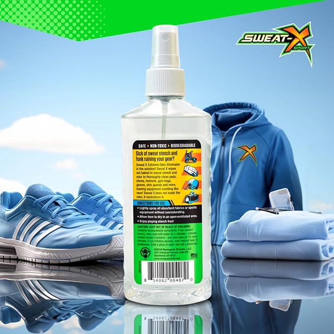 Extreme Odor Spray - Multipurpose No-Wash Deodorizer - Ideal for Shoes and Gym Clothing - Victory Scent (8 Fl Oz) - 6 Pack