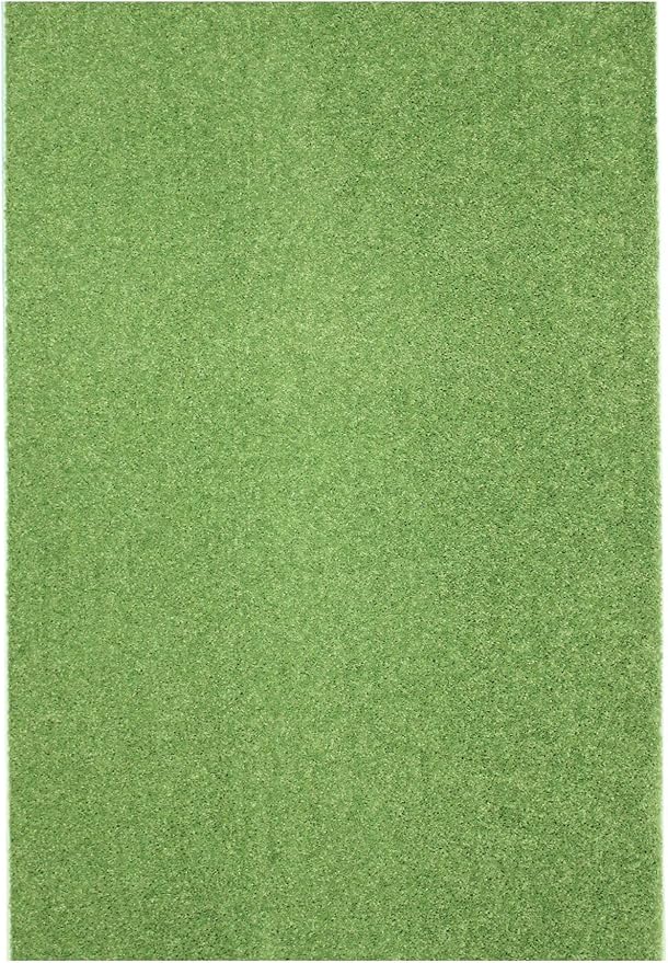 KOECKRITZ Soft and Colorful Kids Classroom Area Rugs (Passes Flammability Pill Test) Many Sizes and Bright Colors to Select from (7' x 7', Lime)