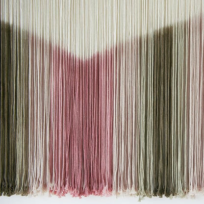 IOWER Large Macrame Wall Hanging Boho Wall Decor Large Scale Tie-Dye Yarn Living Home Room Boho Wall Decor for Bedroom Home Wall Art 57" W x 35" L