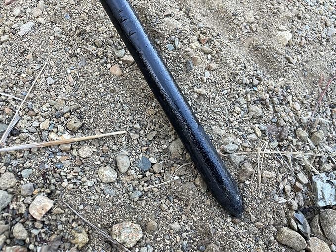 Sandbaggy Round Steel Concrete Form Stakes with Nail Holes - Rust Resistant Coating - Removable, Reusable (200, 3/4 in X 36 in)