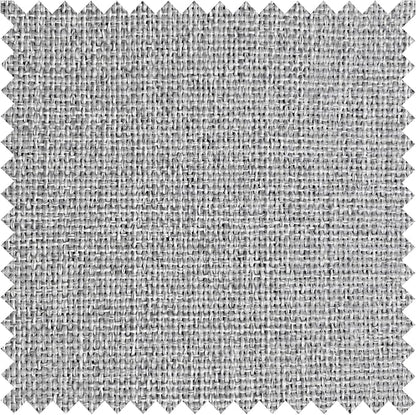 Macochico 52”Wx96”L 100% Blackout Curtains for Bedroom Living Room Nursery Silver Grey Pinch Pleated Linen Curtains Farmhouse Burlap Drapes Thermal Window Panels with Hooks and Tieback 1 Panel