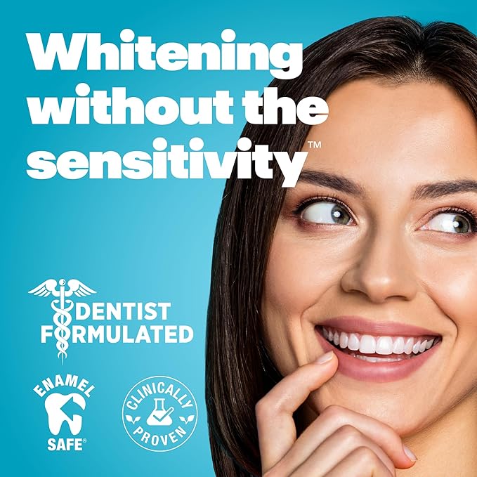 Lumineux Teeth Whitening Strips 9 Treatments – Peroxide Free - Enamel Safe for Whiter Teeth - Whitening Without The Sensitivity - Dentist Formulated - Sensitivity Free