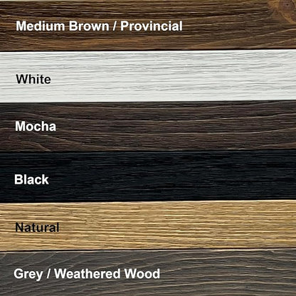 joelsantiques 48 Inch Wooden Floating Shelves for Wall - 48x6x2 in - Made of Natural Wood - Long Heavy Duty Rustic Wall Shelves for Bedroom - Perfect for Living Room, Kitchen - Gray - Grey