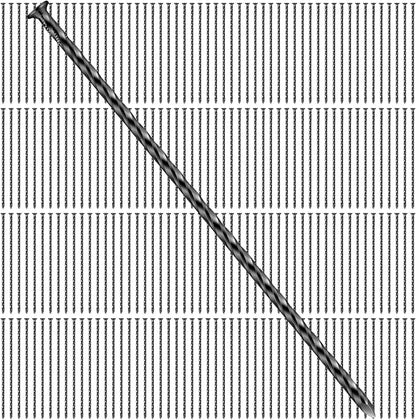 200 Pcs Metal Nails 8 Inch Artificial Spikes Galvanized Spiral Landscape Stakes Edging Spikes Garden Stakes for Fake Landscaping Grass Ground Lawn(Black)