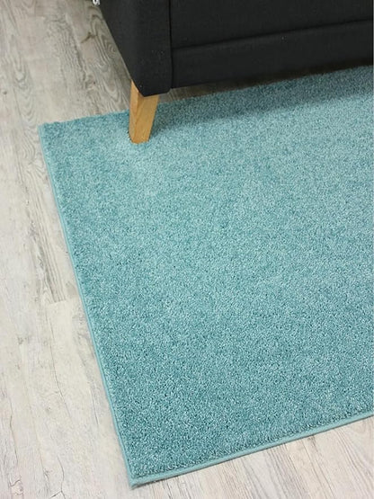 KOECKRITZ Soft and Colorful Kids Classroom Area Rugs (Passes Flammability Pill Test) Many Sizes and Bright Colors to Select from (8' x 8', Surf)