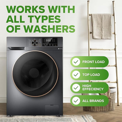 Washing Machine Cleaner + Dishwasher Cleaner Bundle - Heavy Duty Appliance Deep Cleaning, Descaling and Deodorizing