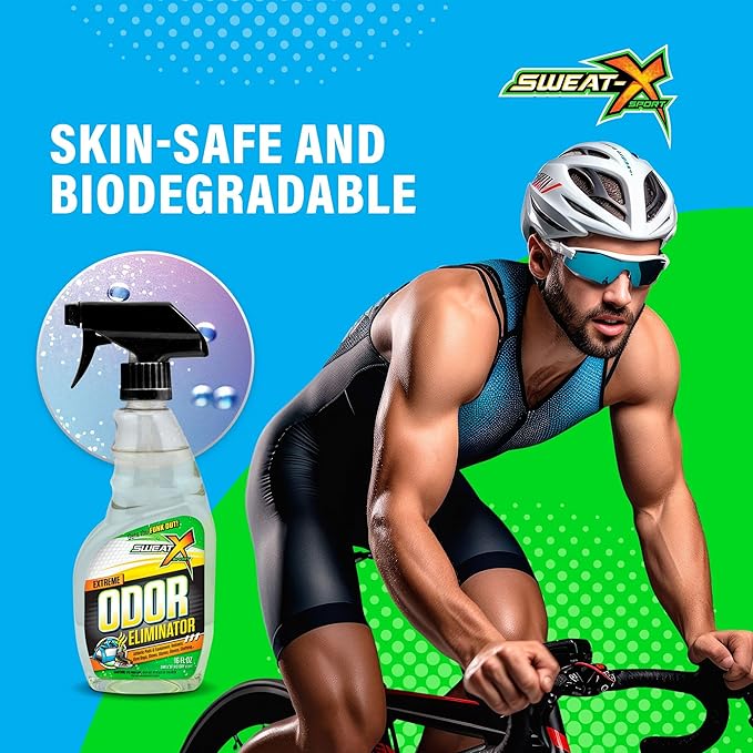 Extreme Odor Spray - Multipurpose No-Wash Deodorizer - Ideal for Shoes and Gym Clothing - Victory Scent (16 fl oz)