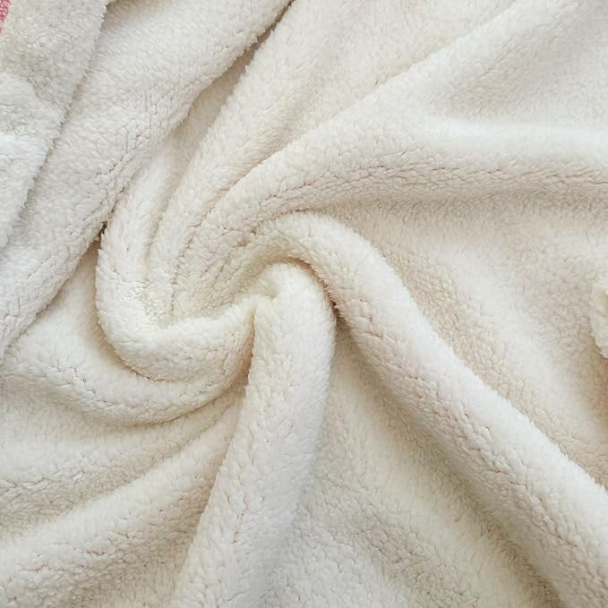 UKELER Sherpa Fleece Blanket 60 × 80 inch, Ultra Soft Twin Size Throw Blanket for All Season, Cozy Plush Arch Blankets for Bed Couch Sofa Office Camping, Camel