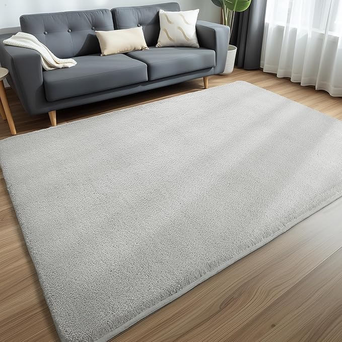 Sour Lemon 6x9 Area Rugs for Living Room, Soft Large Area Rug Fluffy Rugs for Bedroom，Machine Washable Area Rug Non Slip Carpet Rug for Living Room Playroom Kids Room Home Decor