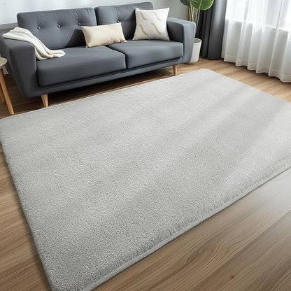 Sour Lemon 6x9 Area Rugs for Living Room, Soft Large Area Rug Fluffy Rugs for Bedroom，Machine Washable Area Rug Non Slip Carpet Rug for Living Room Playroom Kids Room Home Decor