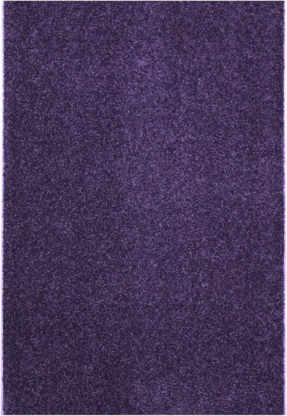 KOECKRITZ Soft and Colorful Kids Classroom Area Rugs (Passes Flammability Pill Test) Many Sizes and Bright Colors to Select from (9' x 9', Eggplant)