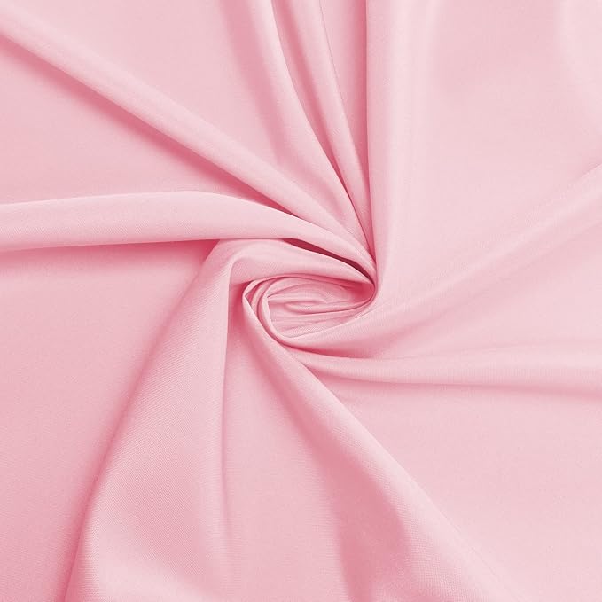 sancua Rectangle Tablecloth - 54 x 78 Inch - Stain and Wrinkle Resistant Washable Polyester Table Cloth, Decorative Fabric Table Cover for Dining Tables, Buffet Parties and Camping, Pink