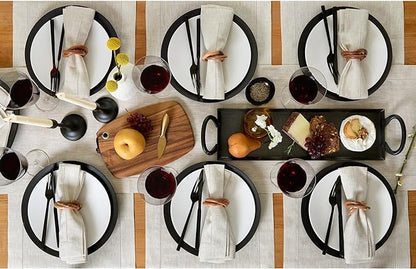 Solino Home Linen Hemstitch Table Runner 120 Inches Long - 100% Pure Linen Light Natural Table Runner 14 x 120 Inch for Fall, Autumn, Thanksgiving - Classic Hemstitch