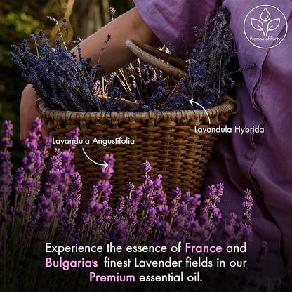 Majestic Pure Lavender Essential Oil with Glass Dropper - 4 Fl Oz Pack of 2-100% Pure and Natural Lavender Oil - Premium Grade Essential Oils for Diffuser, Aromatherapy, Soap and Candle Making