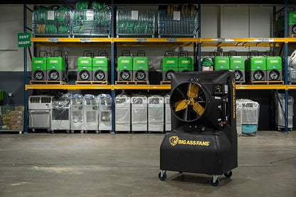 Big Ass Fans - Cool-Space 350 - Portable Evaporative Swamp Cooler, Indoor and Outdoor Use, 16 Gallon Capacity, Variable Speed for Ultimate Cooling in Workshops and Garages
